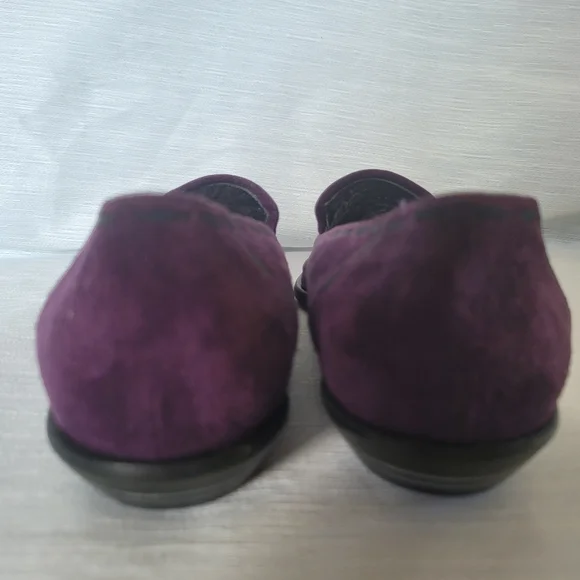 CASADEI Italian high quality luxury  monogram shoe 36 loafer slip on flat - Picture 16 of 17